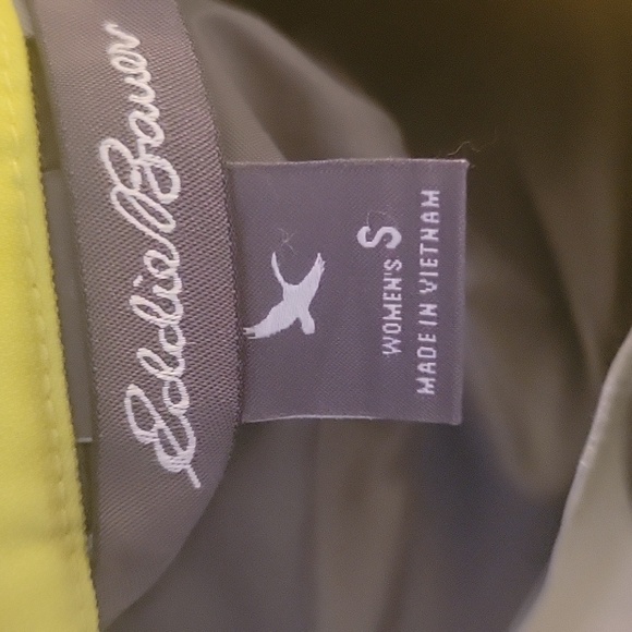 Eddie Bauer Ski/Snow Board Pants, Chartreuse Color, Size Small - Picture 8 of 11